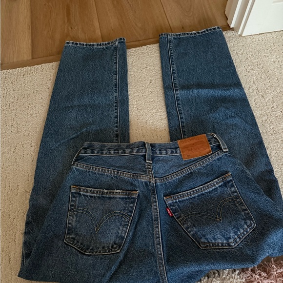Levi's Denim Straight Jeans - Picture 2 of 5